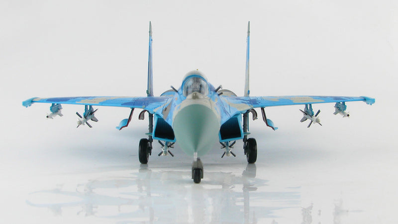 Su-27 Flanker B 1/72 Die Cast Model - HA6015 Ukrainian Air Force, Feb 2022