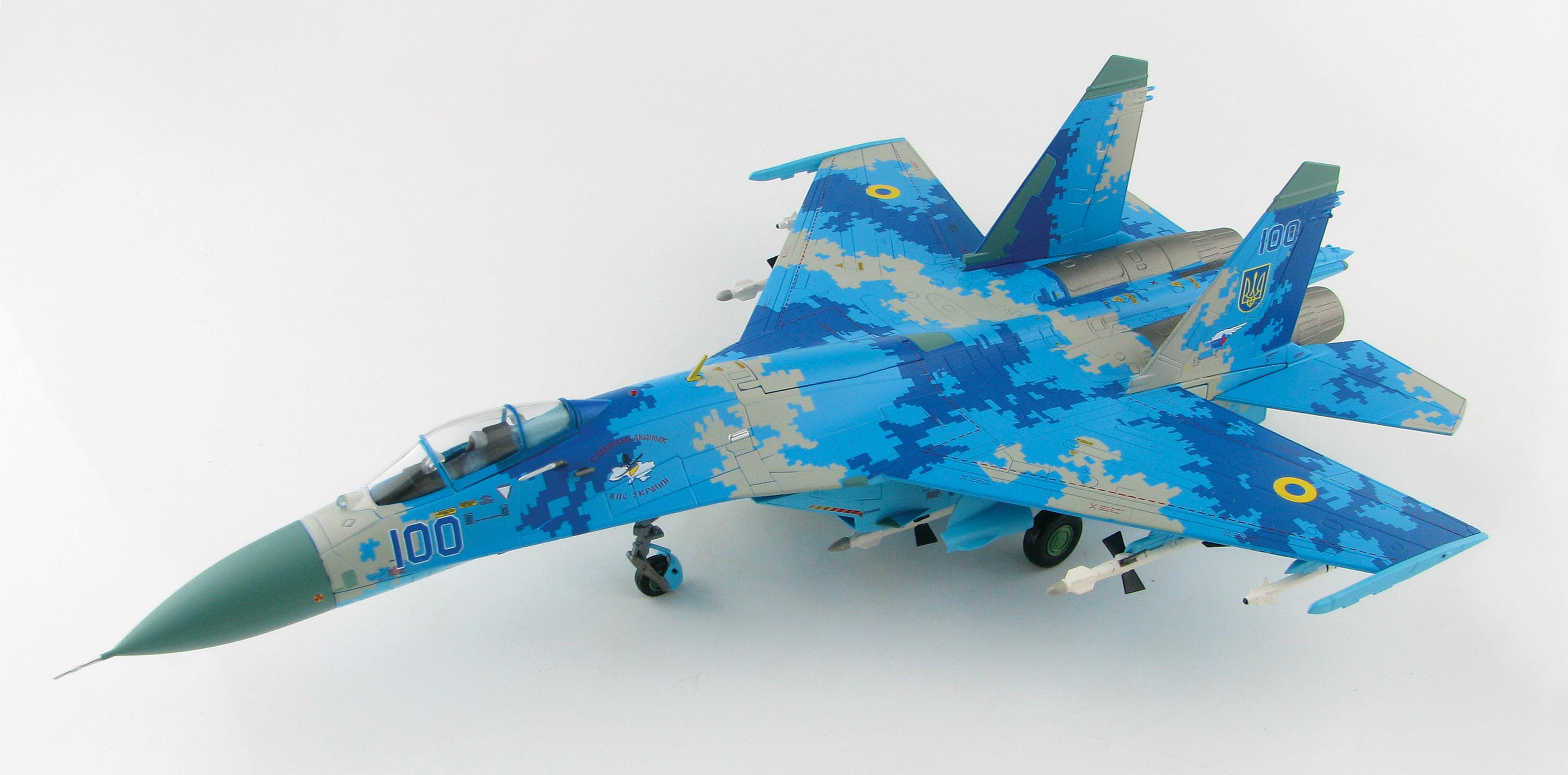 Sukhoi Su-27 Flanker B Ukrainian Air Force 2012, 1:72 Scale Diecast Model