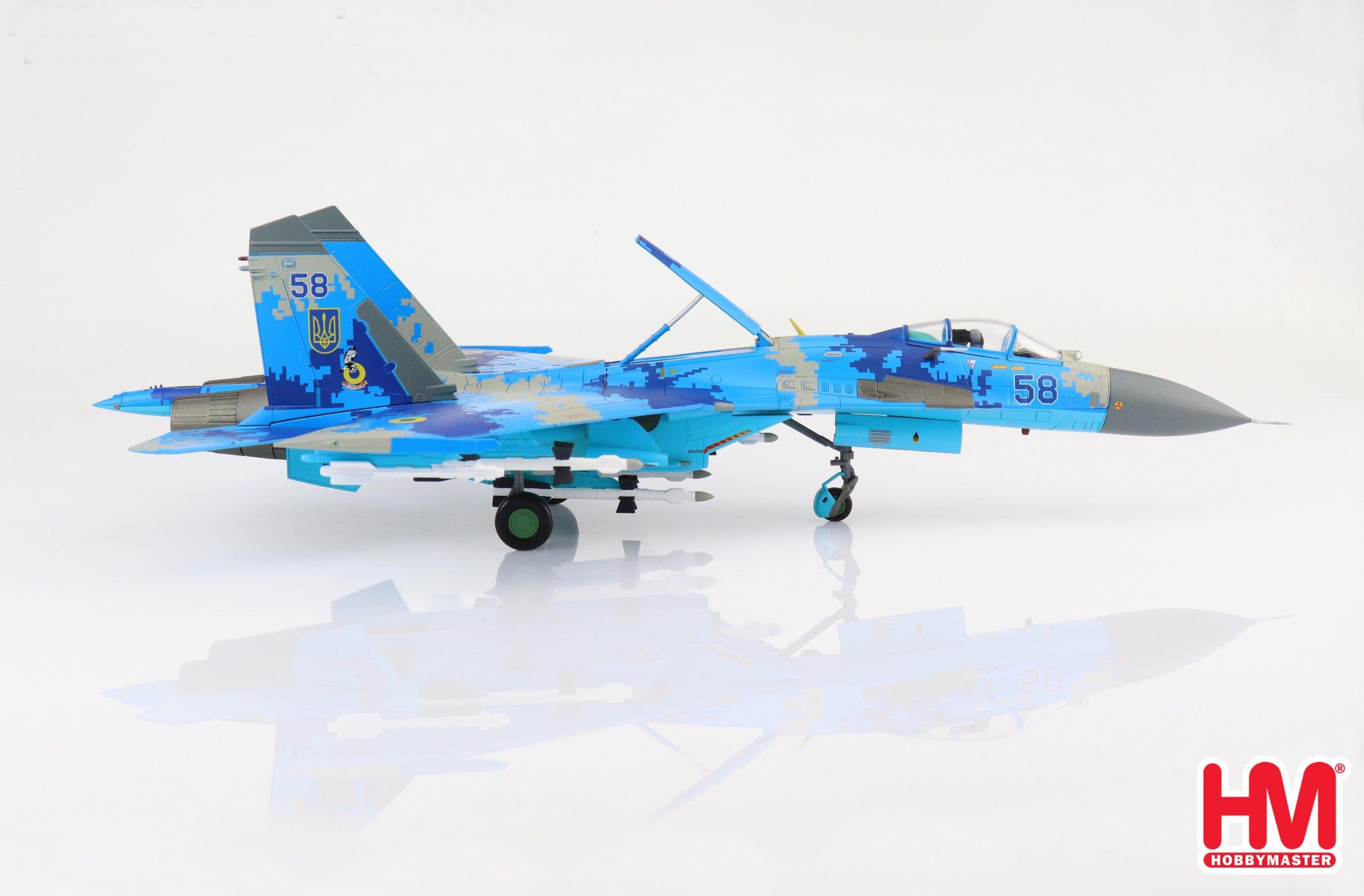 Amazon.com: for Hobby Master SU-27 Flanker B Blue 58
