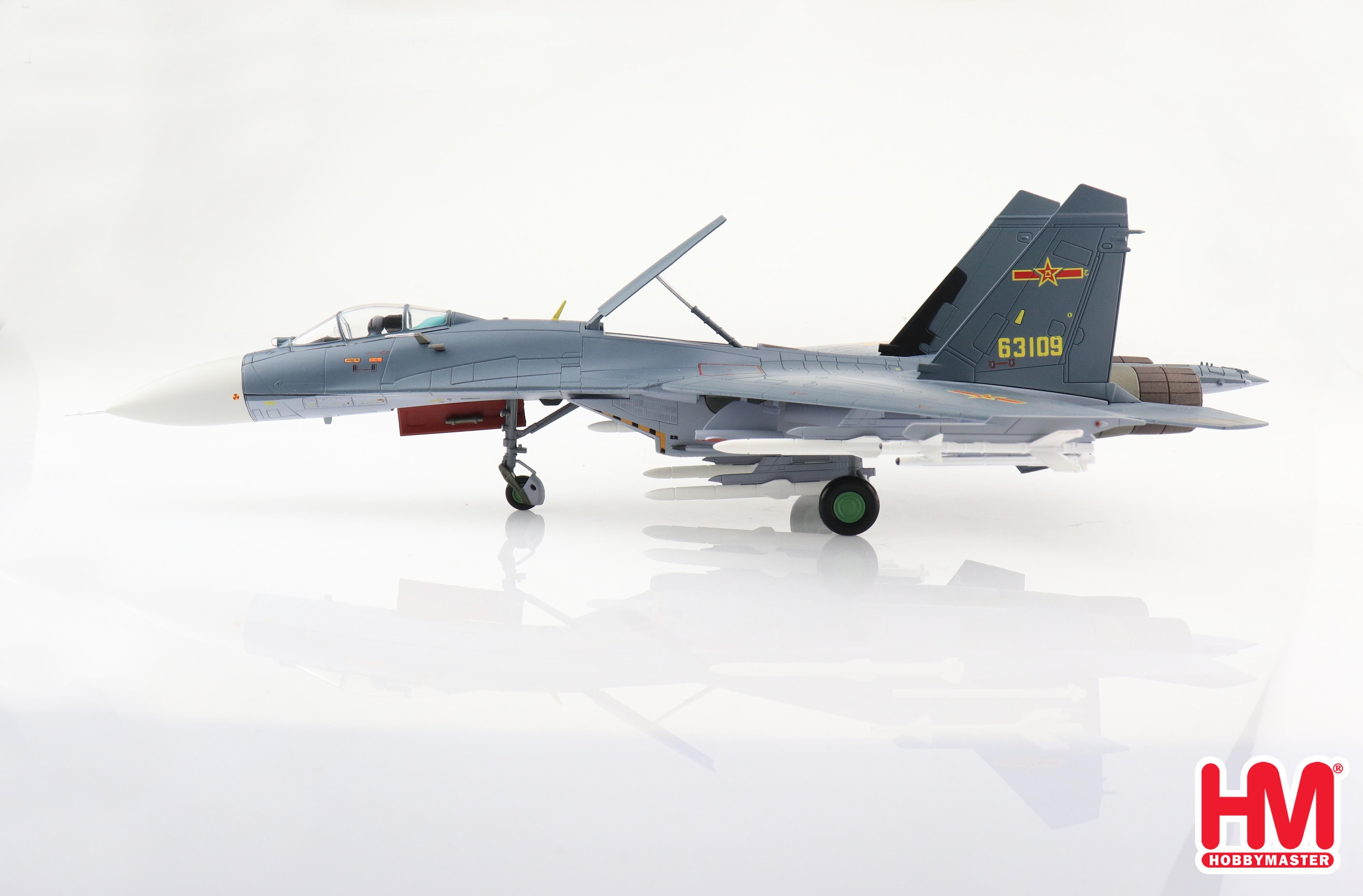 Shenyang JG-11BG Flanker L, PLAAF 2022, 1/72 Scale Diecast Model Left Side View