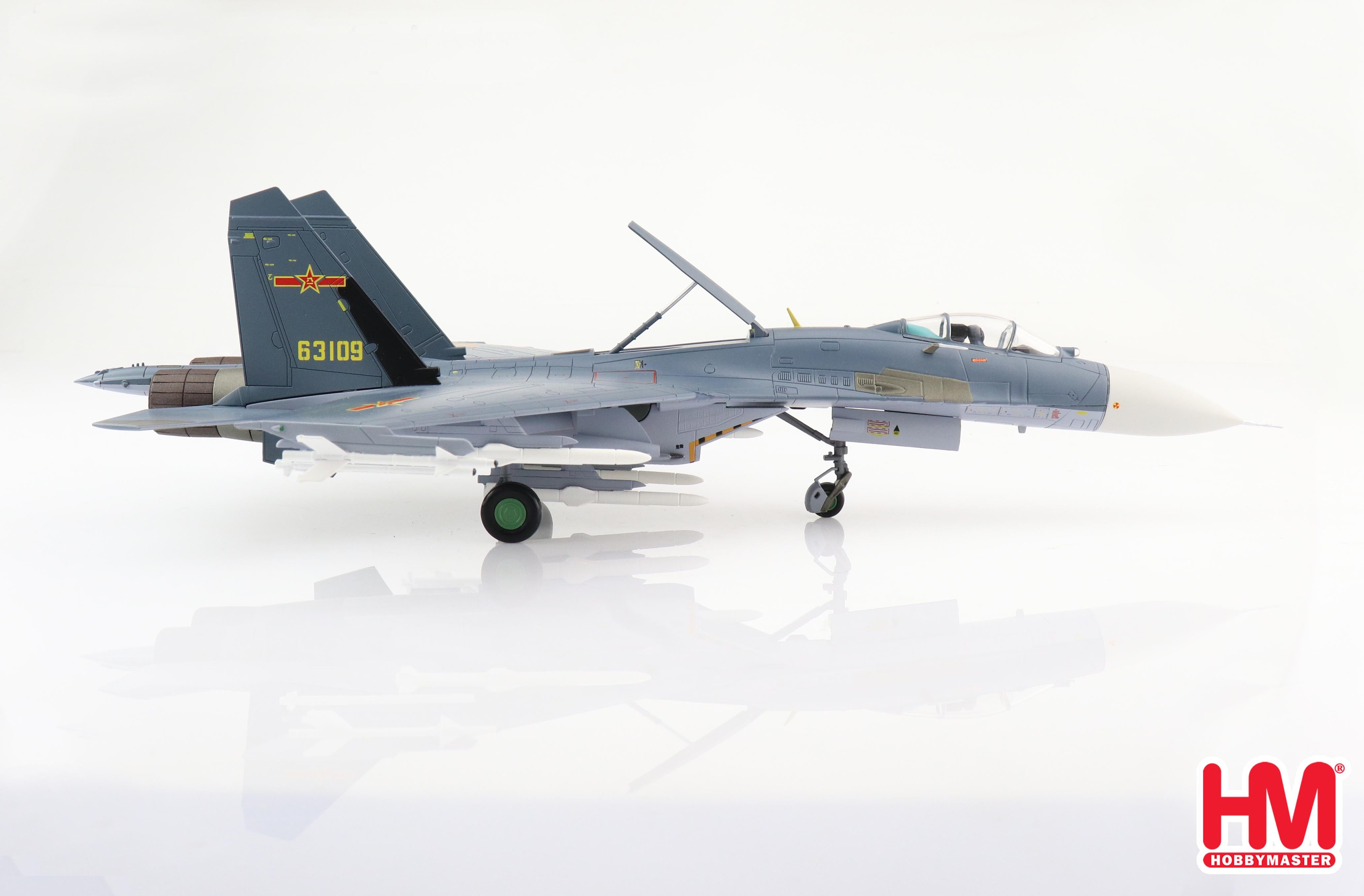 Shenyang JG-11BG Flanker L, PLAAF 2022, 1/72 Scale Diecast Model Right Side View