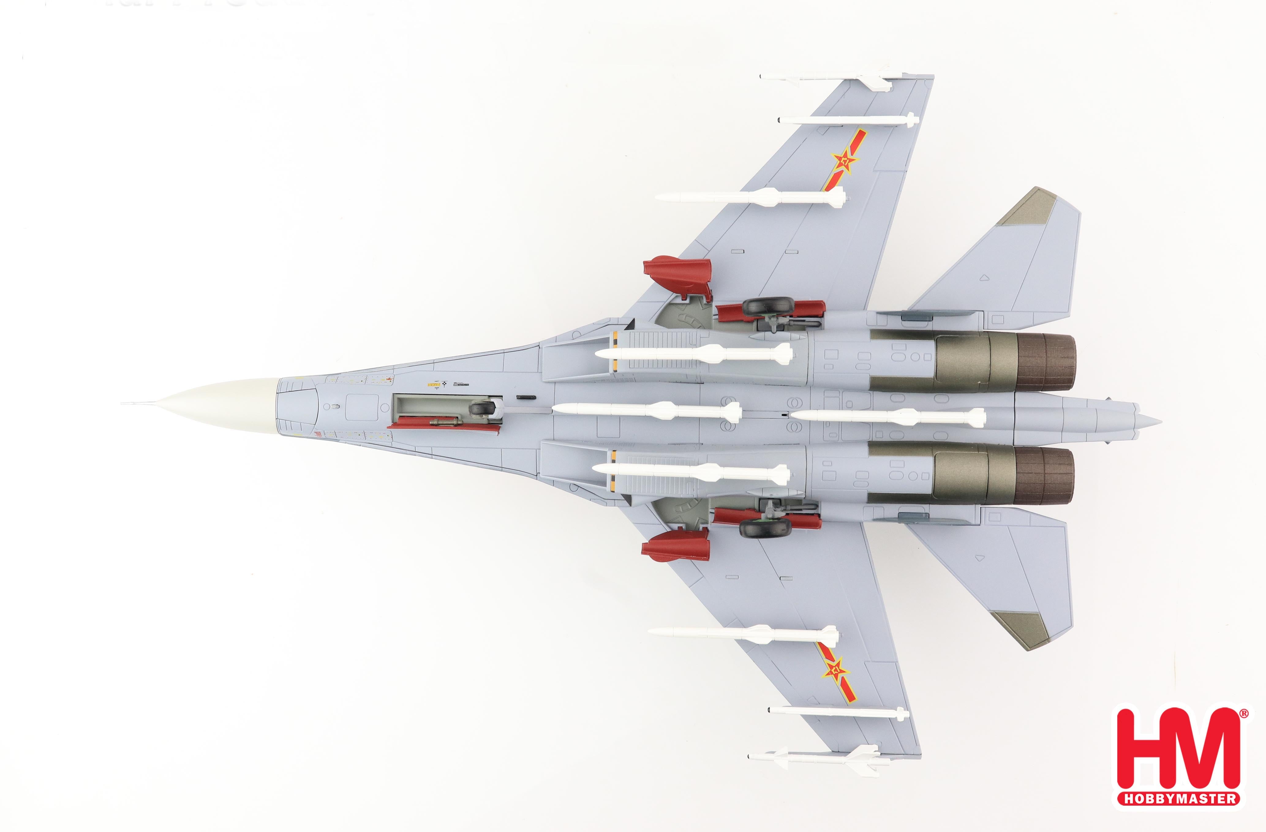 Shenyang JG-11BG Flanker L, PLAAF 2022, 1/72 Scale Diecast Model Bottom View