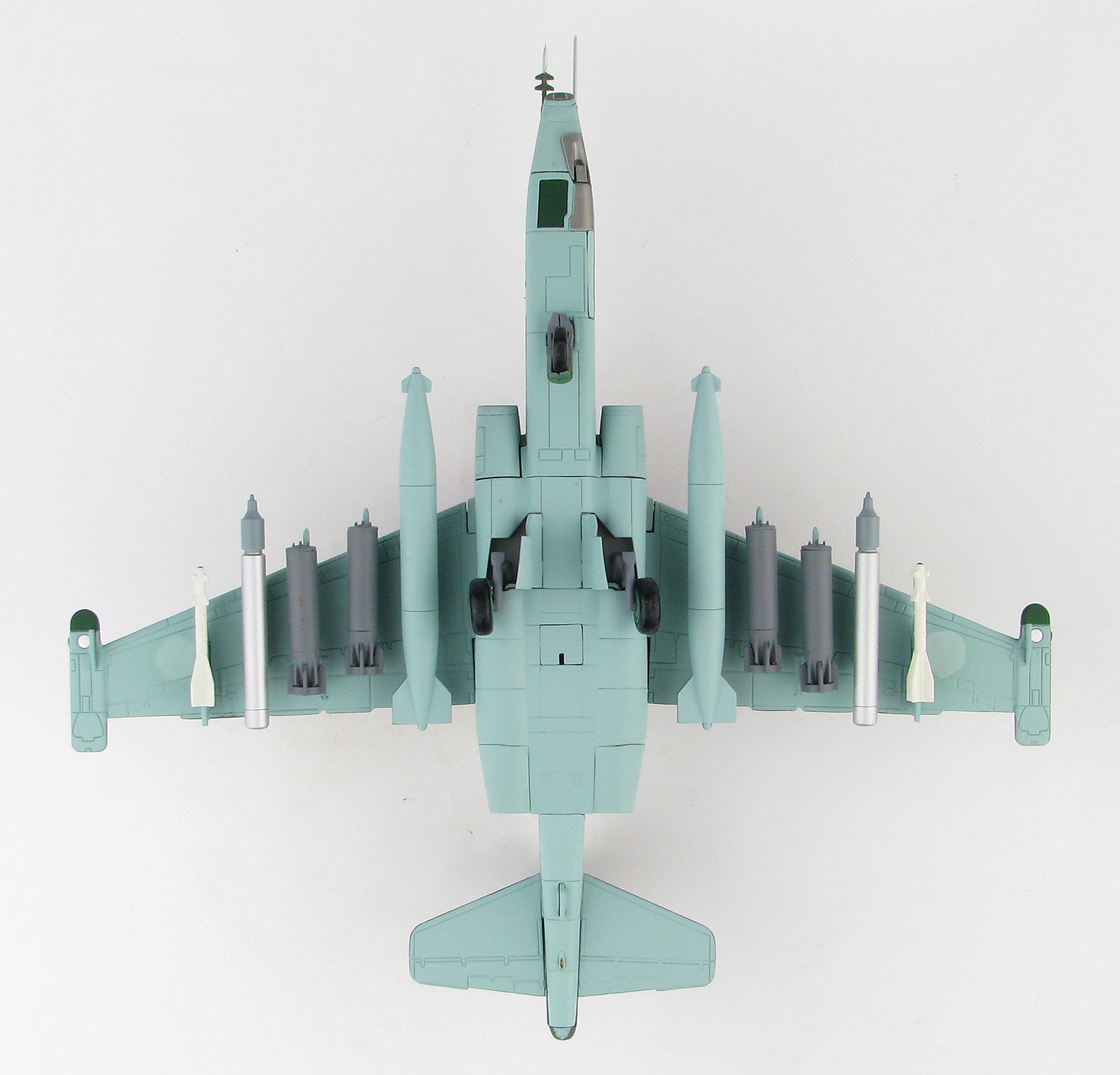 Sukhoi Su-25SM Frogfoot Russian Air Force Syria 2015 1:72 Scale Diecast Model By Hobby Master Bottom View