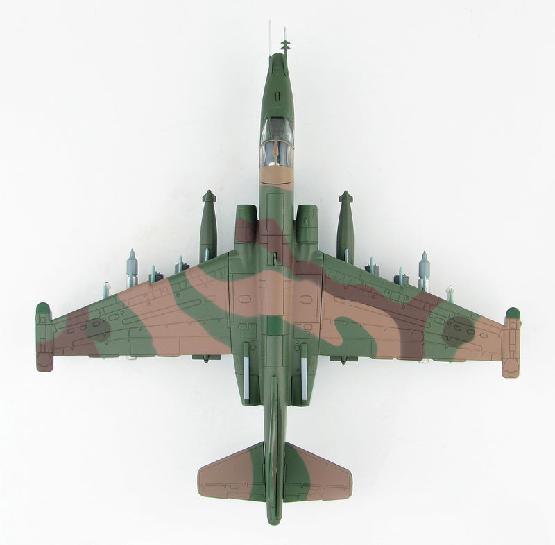 Sukhoi Su-25SM Frogfoot Russian Air Force Syria 2015 1:72 Scale Diecast Model By Hobby Master Top View