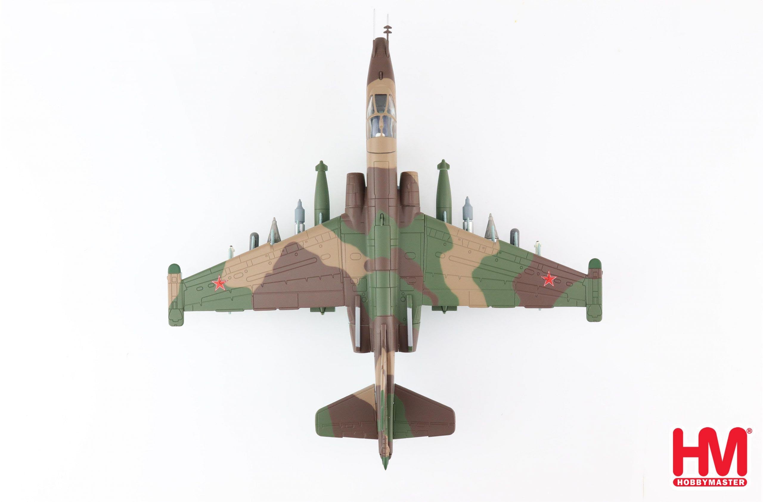 Sukhoi Su-25K Frogfoot 378th OShAP “Red 03” 1988, 1:72 Scale Diecast Model Top View