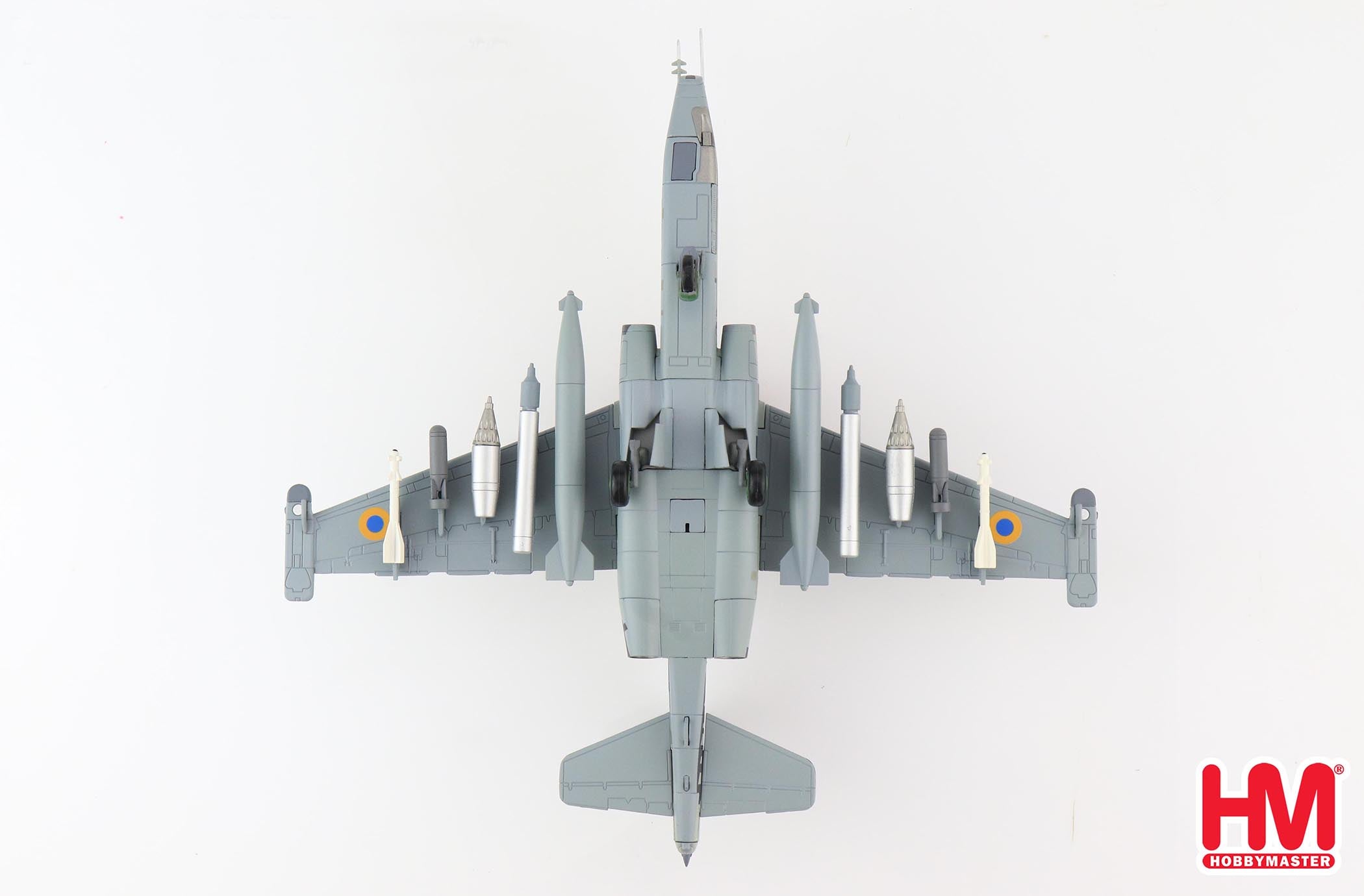 Sukhoi Su-25M1 Frogfoot “Blue 08” Ukrainian Air Force 2014, 1:72 Scale Diecast Model Bottom View