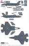 Lockheed Martin F-35C Lightning II VMFA-314 “Black Knights” 2019, 1:72 Scale Diecast Model Markings