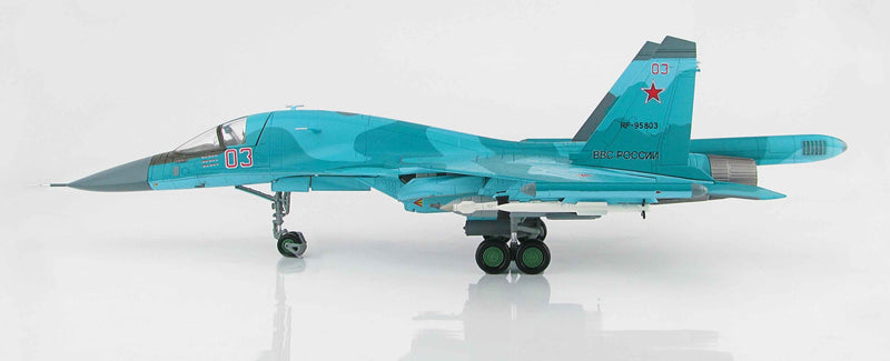 Sukhoi Su-34 Fullback “Red 03” Syria 2015, 1:72 Scale Diecast Model Left Side View
