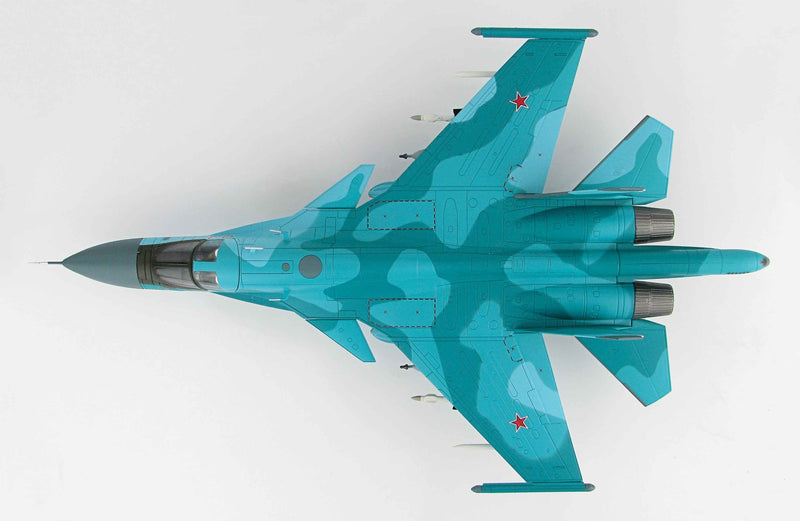 Sukhoi Su-34 Fullback “Red 03” Syria 2015, 1:72 Scale Diecast Model Top View