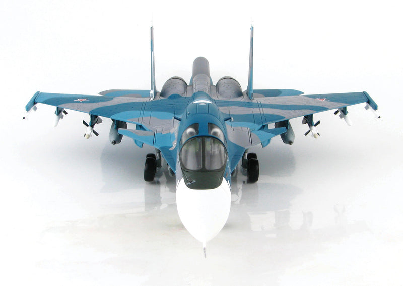 Sukhoi Su-34 Fullback “Blue 43” Second Prototype Russian Air Force 1993, 1:72 Scale Diecast Model Front View