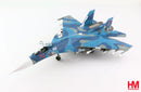 Sukhoi Su-33 Flanker D, Russian Navy “Red 70”, 2001, 1:72 Scale Diecast Model Left Front View Open Canopy