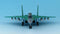 Mikoyan Mig-29A Fulcrum North Korean Air Force 2012, 1:72 Scale Diecast Model Front View