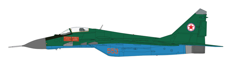 Mikoyan Mig-29A Fulcrum North Korean Air Force 2012, 1:72 Scale Diecast Model Ilustration