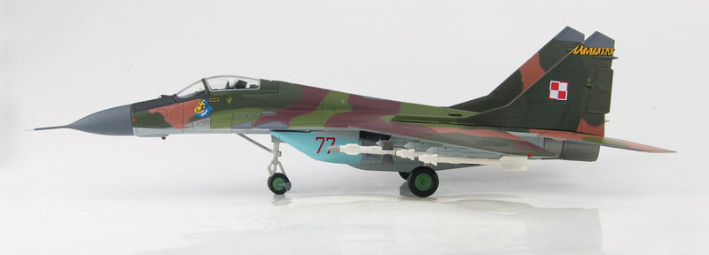 Mikoyan Mig-29A Fulcrum Polish Air Force 1996, 1:72 Scale Diecast Model Left Side View