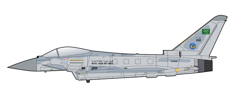 Eurofighter Typhoon 10 Squadron RSAF 2014, 1:72 Scale Diecast Model Illustration
