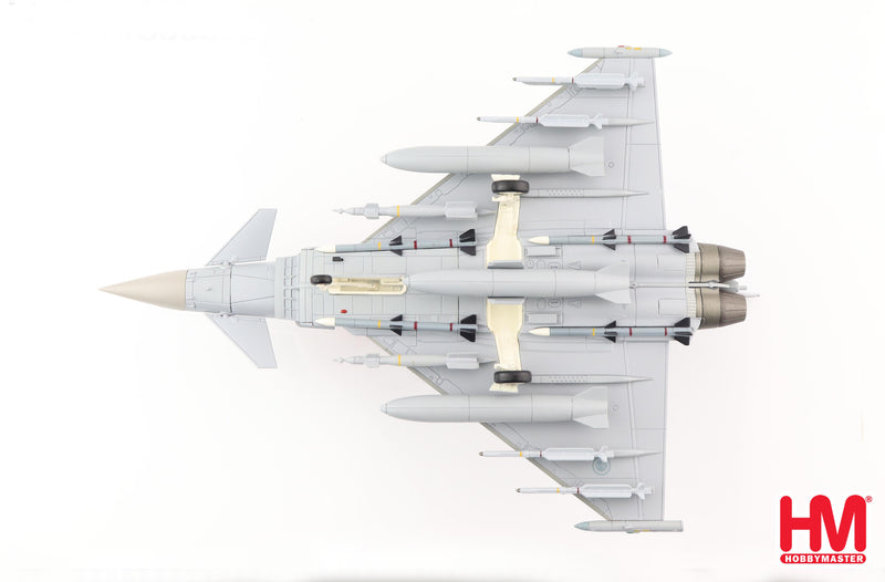 Eurofighter Typhoon 10 Squadron RSAF 2014, 1:72 Scale Diecast Model Bottom View