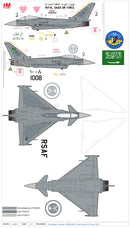 Eurofighter Typhoon 10 Squadron RSAF 2014, 1:72 Scale Diecast Model Markings