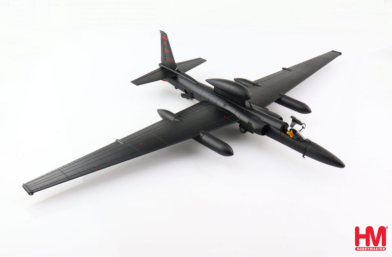 Lockheed U-2S Dragon Lady 9th Reconnaissance Wing 2014, 1:72 Scale Diecast Model Right Front View Open Cockpit