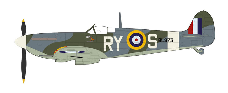 Supermarine Spitfire Mk. Vb, RAF No. 313 Squadron May 1942, 1:48 Scale Diecast Model Illustration
