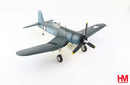 Vought F4U-1 Corsair VF-17 USS Bunker Hill 1943, 1/48 Scale Diecast Model Right Front View