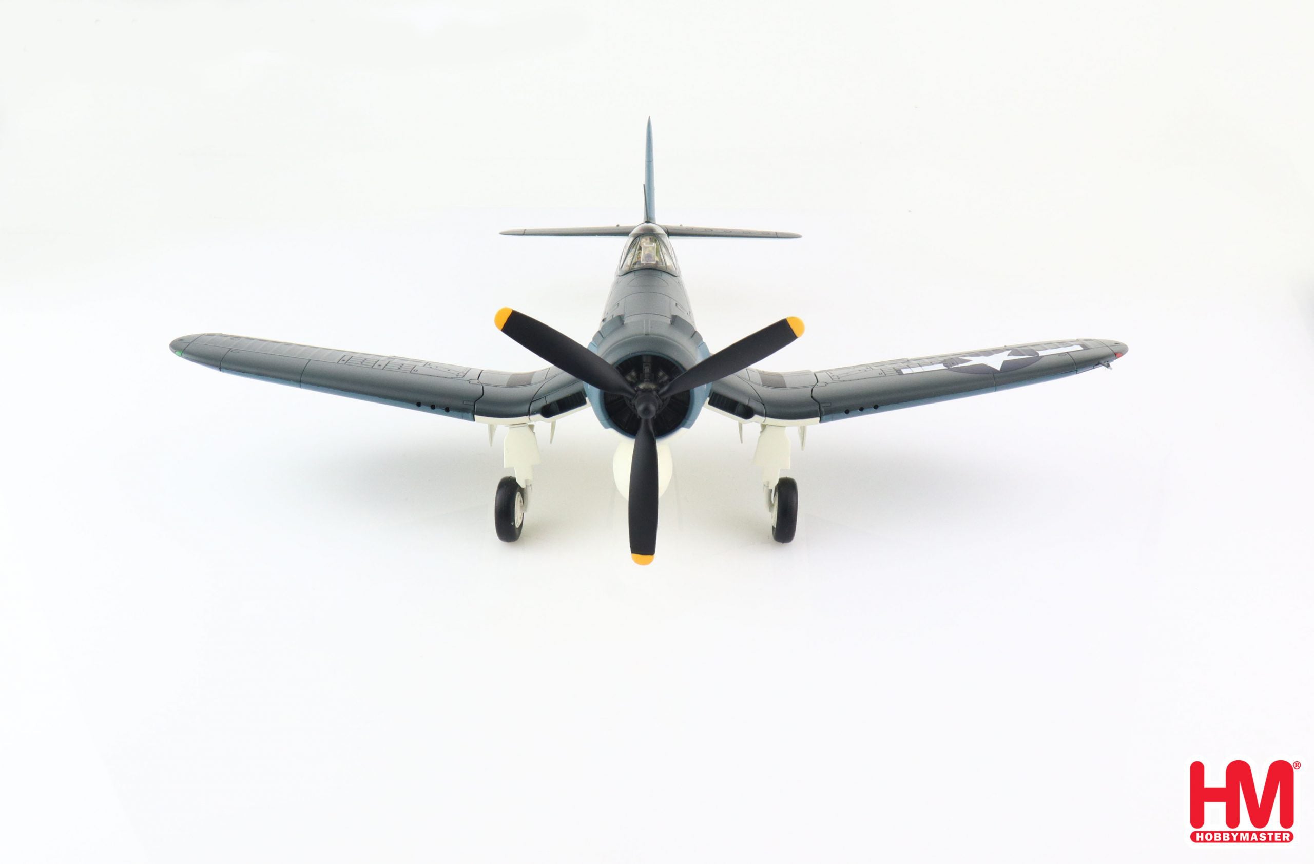 Vought F4U-1A Corsair VMF-214 “Black Sheep” 1944, 1/48 Scale Diecast Model Front View