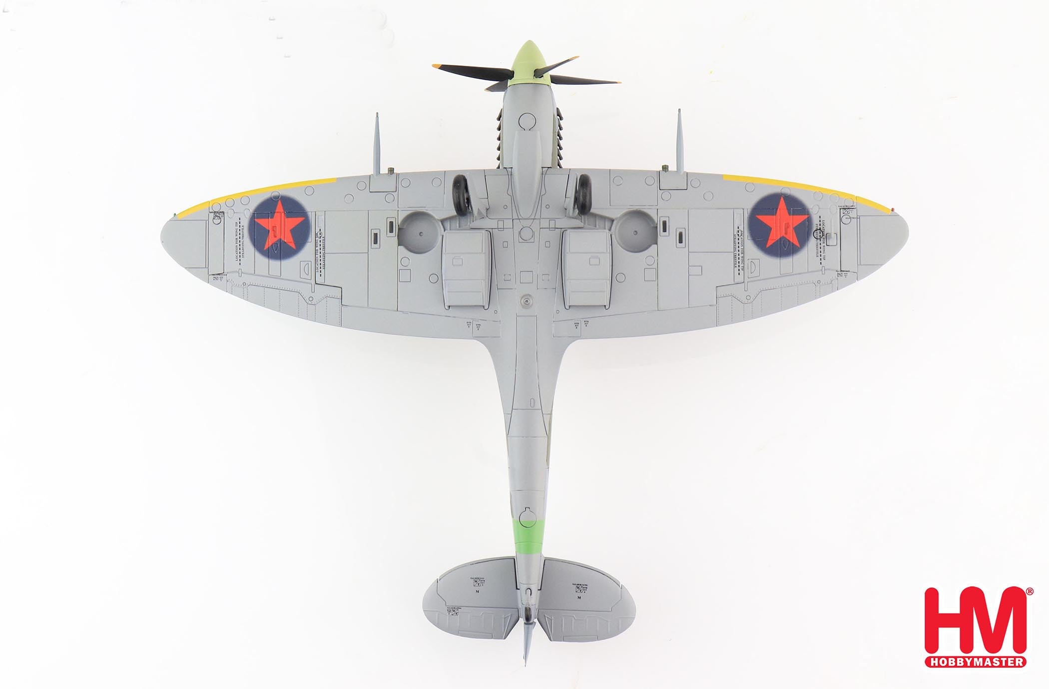 Supermarine Spitfire IX “Russian Spitfire”, 2020, 1:48 Scale Diecast Model Bottom View