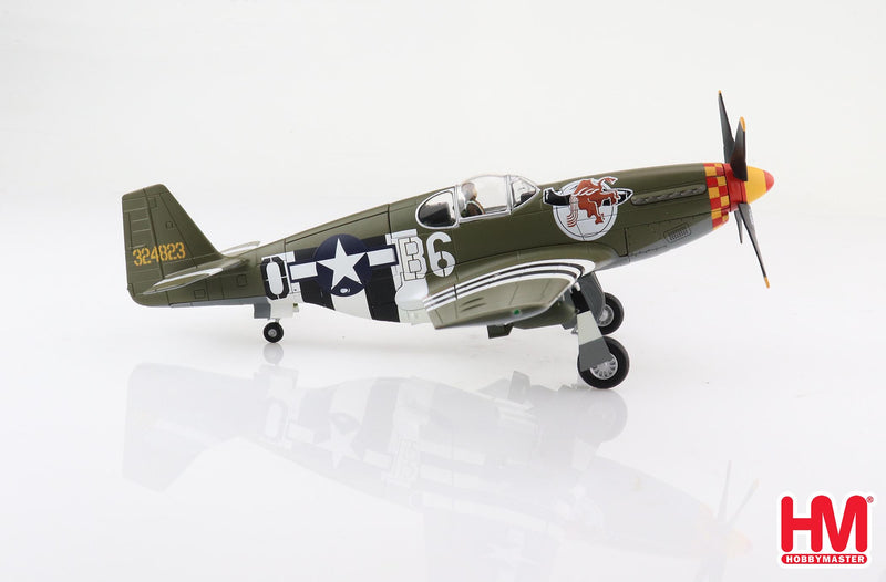 North American P-51B Mustang 363rd Fighter Squadron 1944, 1:48 Scale Diecast Model Right Side View