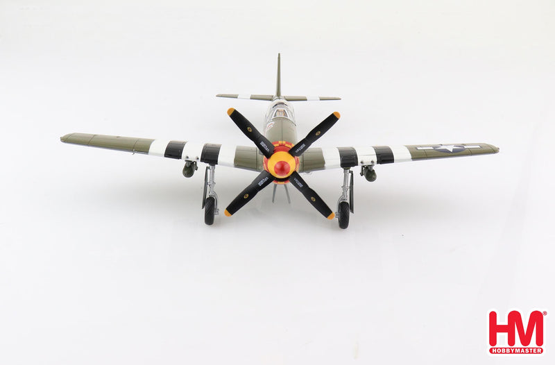 North American P-51B Mustang 363rd Fighter Squadron 1944, 1:48 Scale Diecast Model Front View