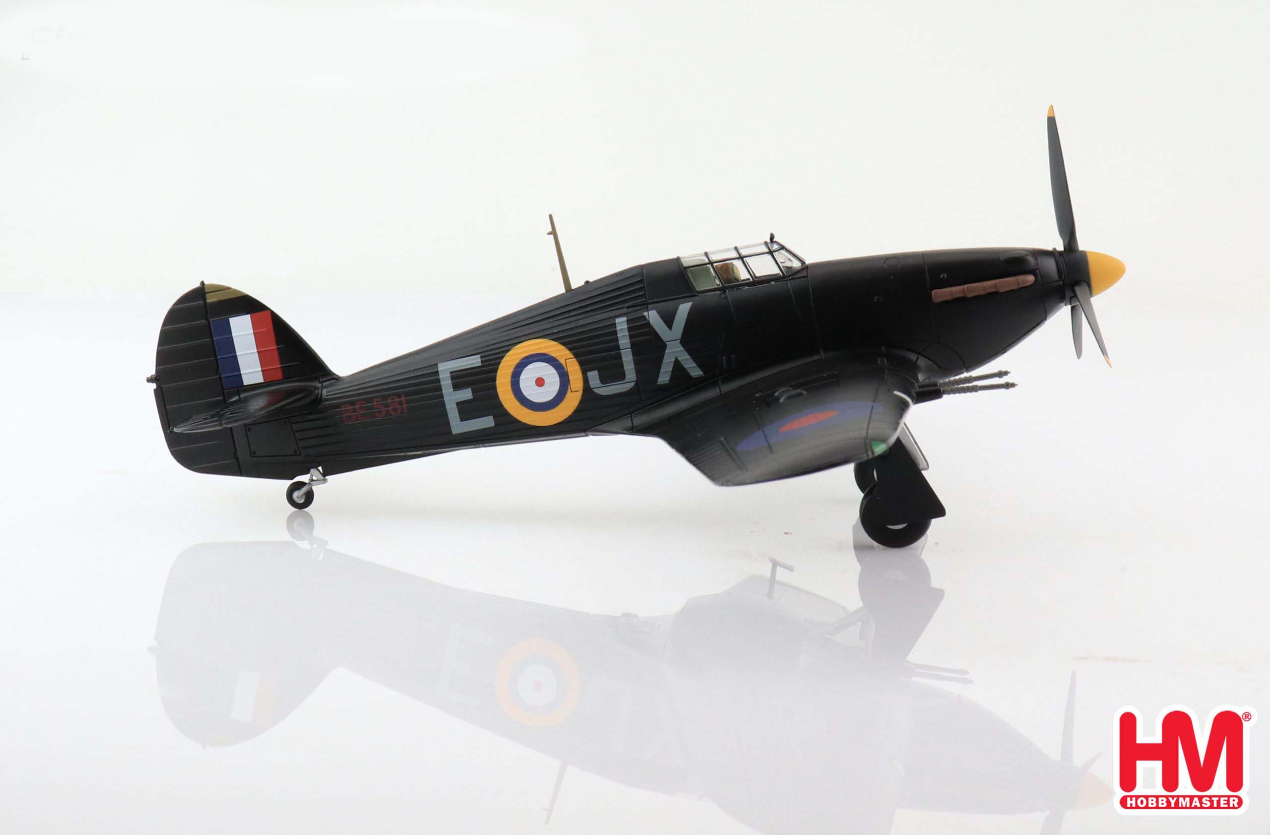 Hawker Hurricane Mk.IIc, RAF No.1 Squadron 1942, 1:48 Scale Diecast Model Right Side View