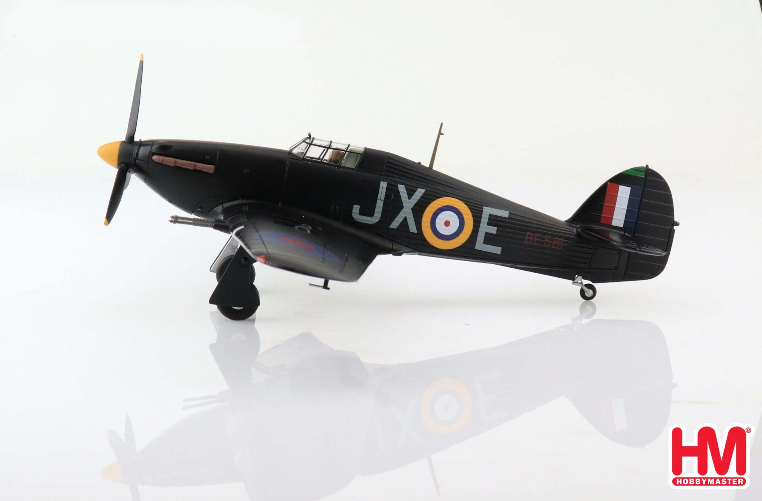 Hawker Hurricane Mk.IIc, RAF No.1 Squadron 1942, 1:48 Scale Diecast Model Left Side View