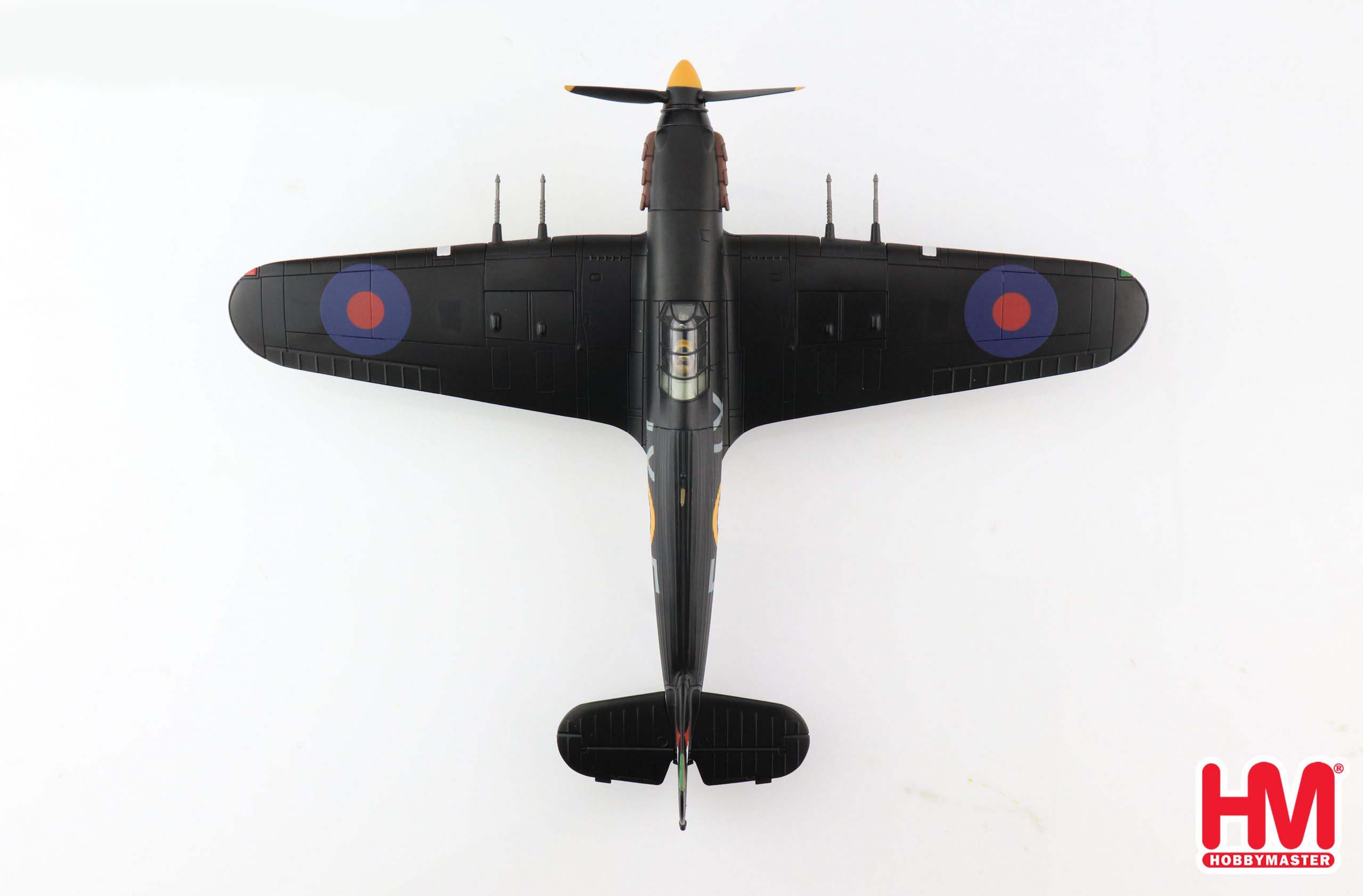 Hawker Hurricane Mk.IIc, RAF No.1 Squadron 1942, 1:48 Scale Diecast Model Top View