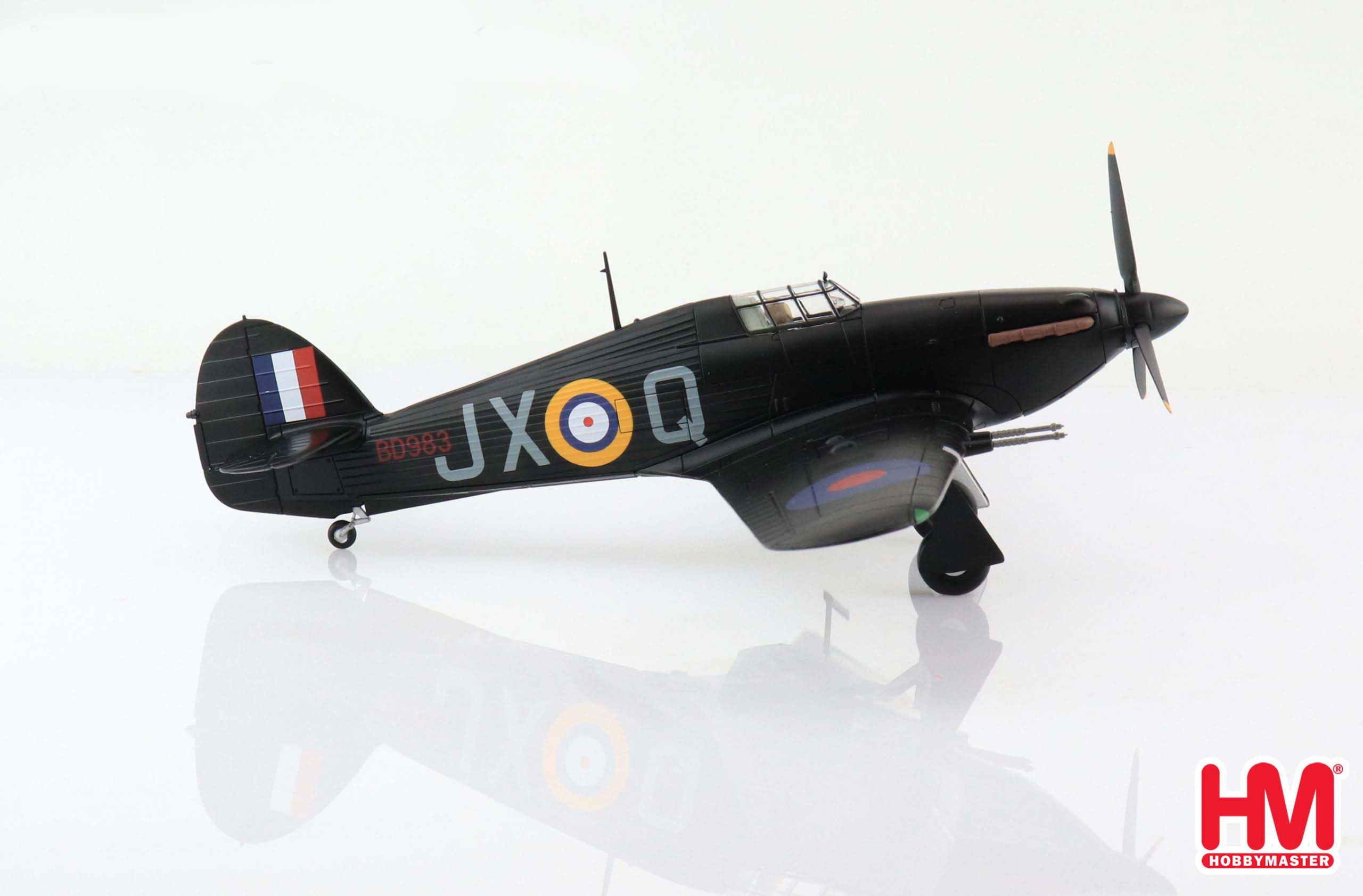 Hawker Hurricane Mk.IIc, RAF No.1 Squadron 1941-1942, 1:48 Scale Diecast Model Right Side View