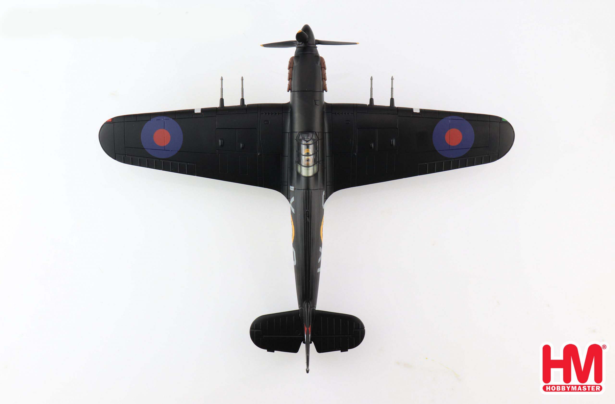 Hawker Hurricane Mk.IIc, RAF No.1 Squadron 1941-1942, 1:48 Scale Diecast Model Top View