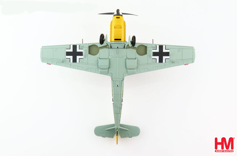 Messerschmitt Bf-109E-3 “Yellow 1” France 1940, 1/48 Scale Diecast Model Bottom View