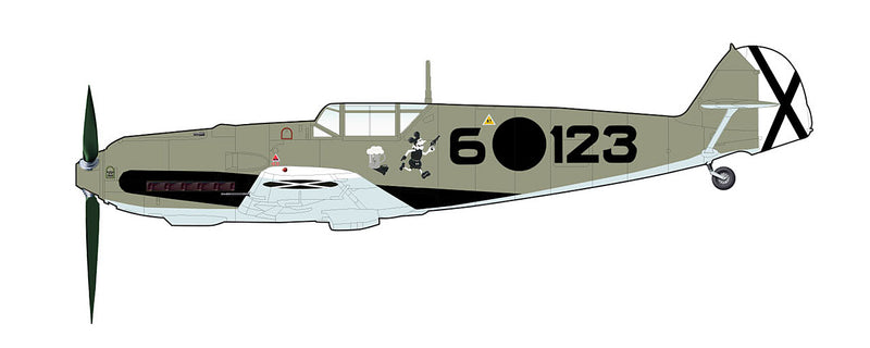 Messerschmitt Bf-109E-3 “Condor Legion” 1939, 1/48 Scale Diecast Model Illustration