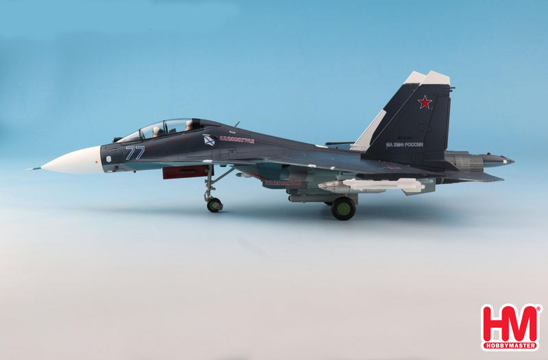 Sukhoi Su-30SM Flanker C, Russian Air Force 2019, 1:72 Scale Diecast Model Left Side View