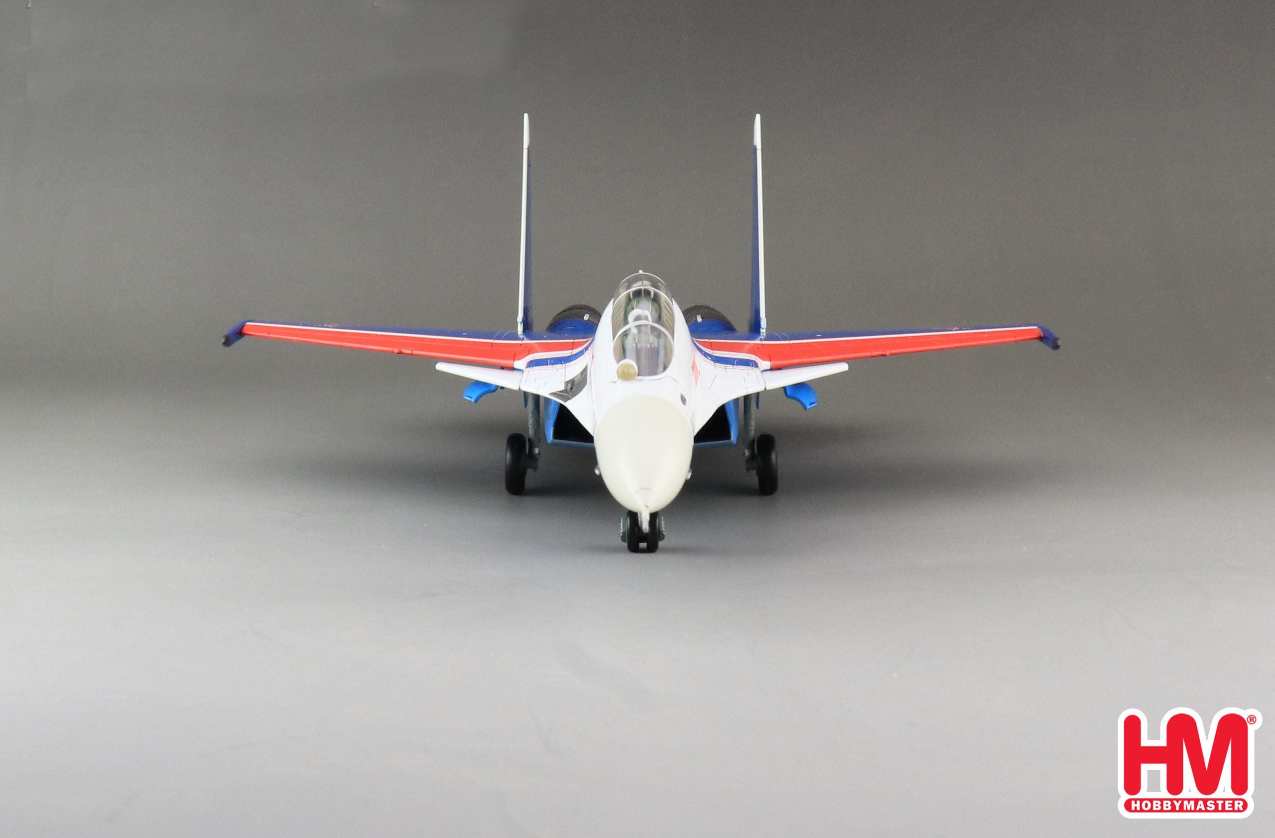 Sukhoi Su-30SM Flanker, “Russian Knights” 2019, 1:72 Scale Diecast Model Front View