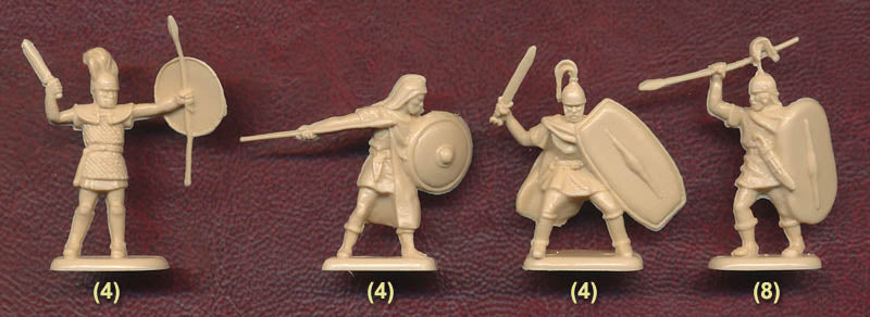 Carthaginian Allies 1/72 Scale Model Plastic Figures Lusitani &  Celt-Iberians