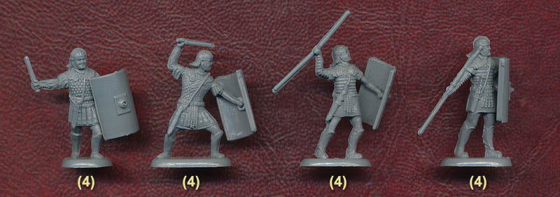 Imperial Roman Extra Heavy Legionaries 1/72 Scale Model Plastic Figures Additional Example Poses