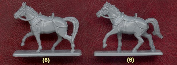 Roman Auxiliary Cavalry 1/72 Scale Model Plastic Figures Horse Poses