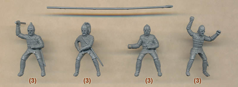Late Roman Cataphracts 1/72 Scale Model Plastic Figures Example Poses