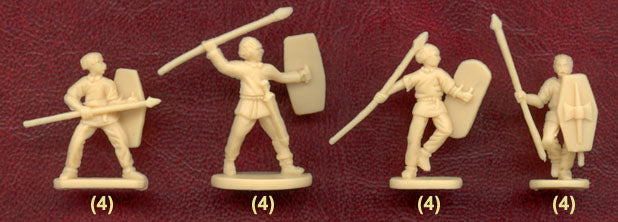 Gallic Warband 1/72 Scale Model Plastic Figures Poses #3