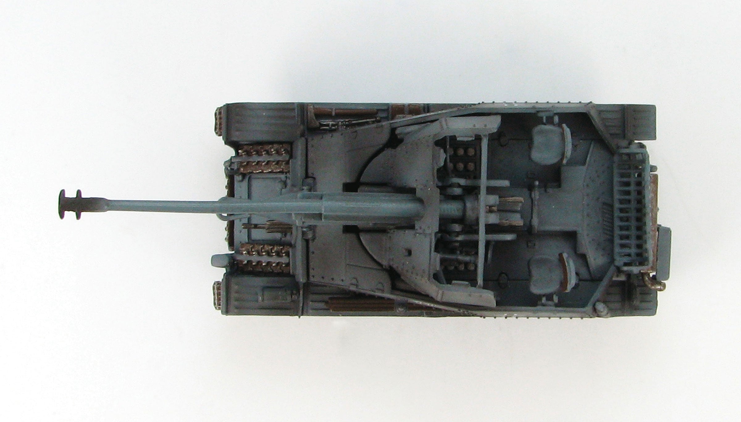 Sd.Kfz.139 Marder III Tank Destroyer German  2nd Pz Div 1943  1:72 Scale Diecast Model Top View