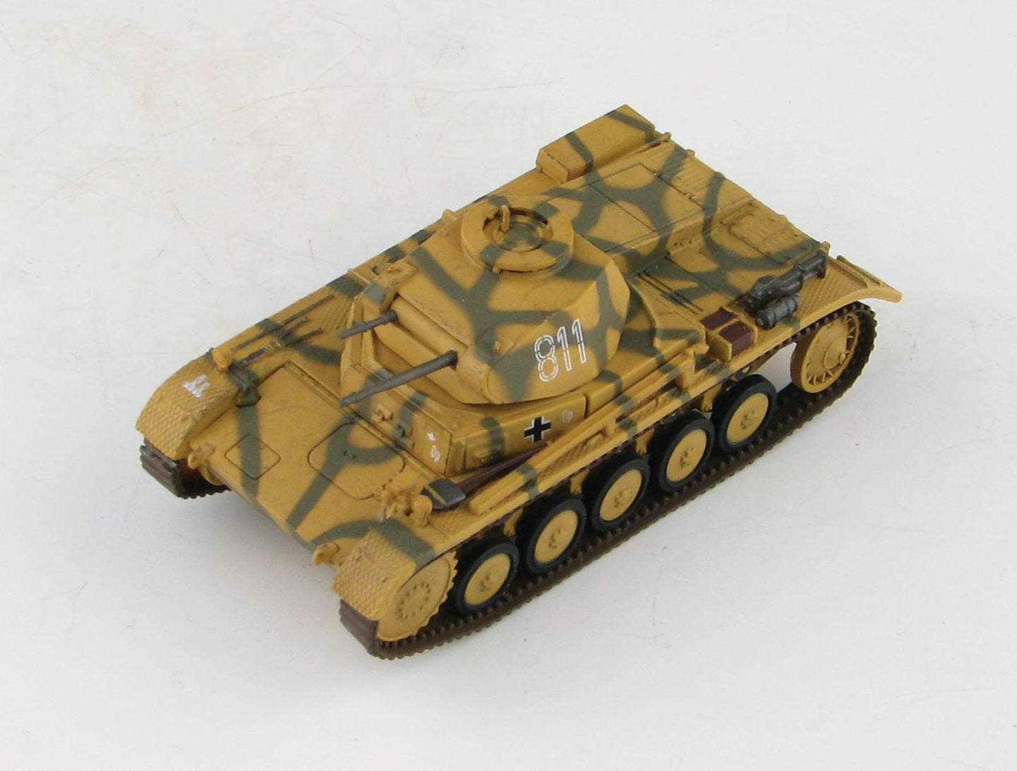 Sd.Kfz.121 Panzer II Ausf. F Light Tank German 6th Pz. Div. 1943, 1:72 Scale Diecast Model