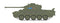 A34 Comet Cruiser Tank British Army, Berlin 1960, 1:72 Scale Diecast Model Illustration