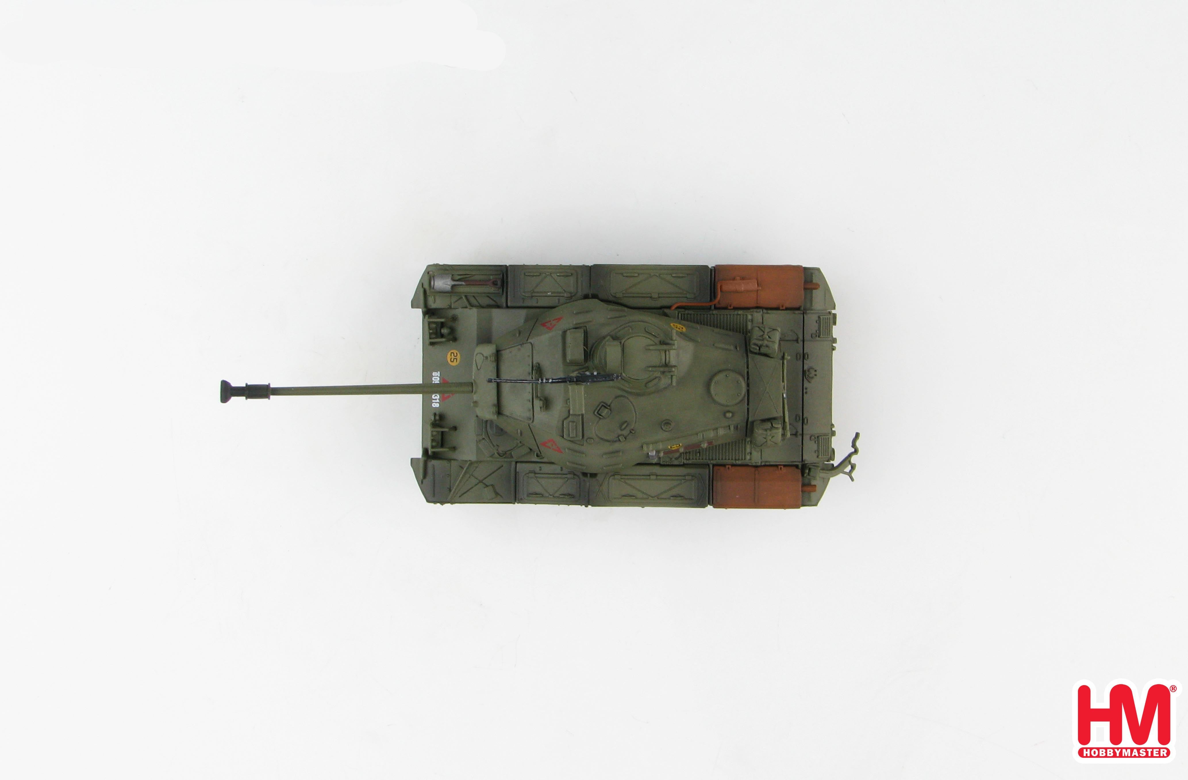 M41A3 Bulldog Republic Of China (Taiwan) Army 1:72 Scale Diecast Model Top View