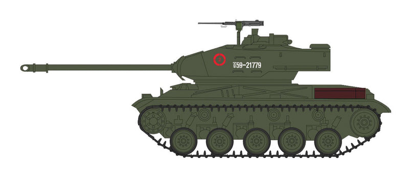 M41A3 Bulldog Taiwan Marine Corps 1:72 Scale Diecast Model Illustration
