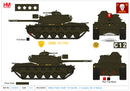 M48A3 Patton Tank “Death” USMC 1st Tank Battalion Vietnam War, 1:72 Scale Diecast Model Markings
