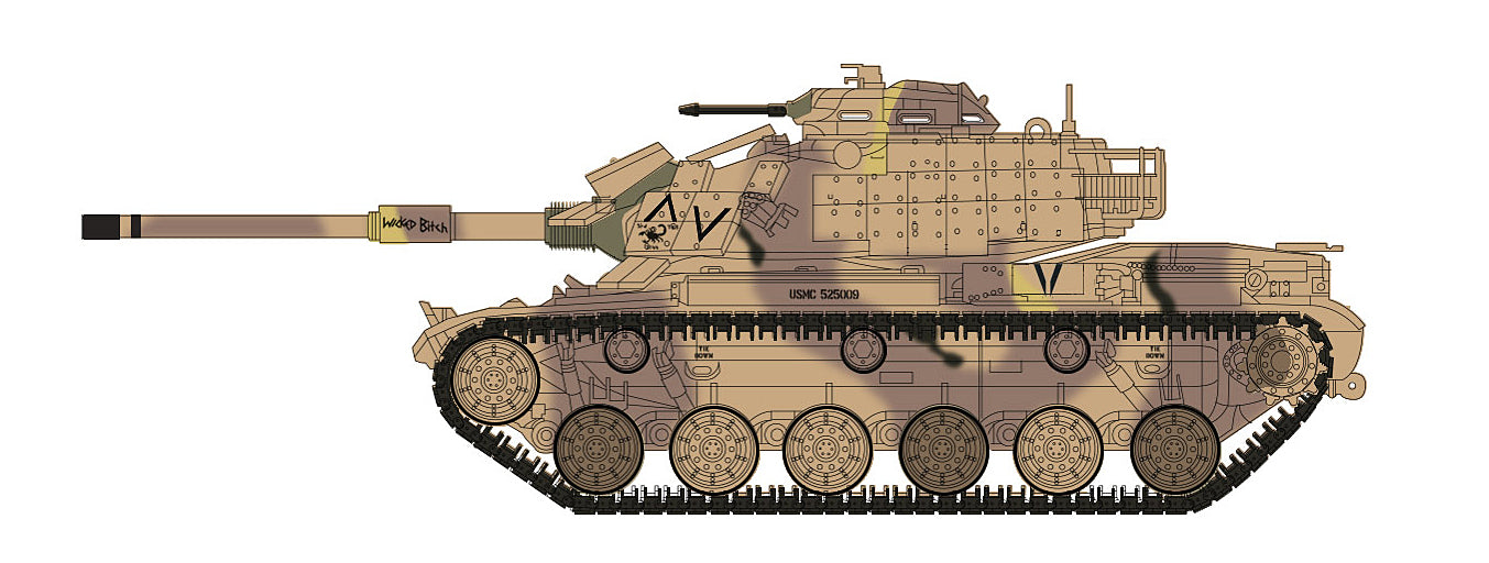 1/72 HM M60A1 USMC+ドラゴン M1A1HA USMC２台セット Hobby Master | M60A1 Tank “Wicked Bitch” USMC, Operation