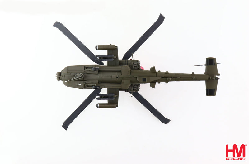 Boeing/Westland AH Mk 1 (WAH-64D) Apache, British Army Air Corps “Operation Herrick” Afghanistan, 1:72 Scale Diecast Model Bottom View